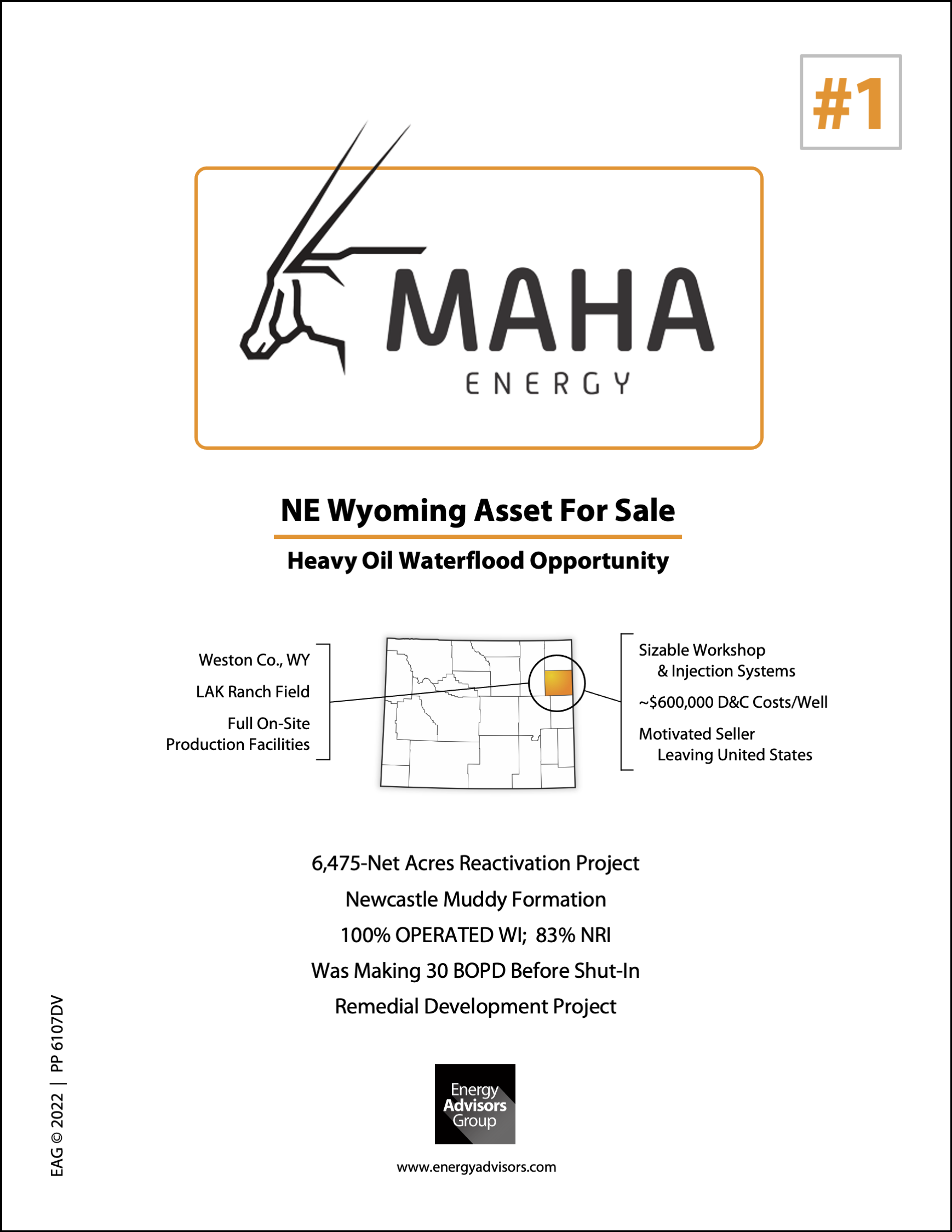 POWDER RIVER HEAVY OIL PLAY - Energy Advisors Group POWDER RIVER HEAVY OIL PLAY
